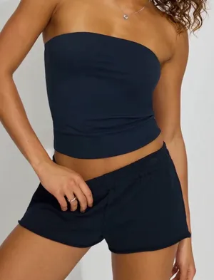 Garage Low Rise Terry Short Navy Small thumbnail 1
