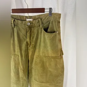 BDG Olive Green Corduroy Cargo Pants, Straight Leg, plus size 36 EUC‎ thumbnail 2