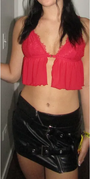 SheIn Mini leather skirt thumbnail 1