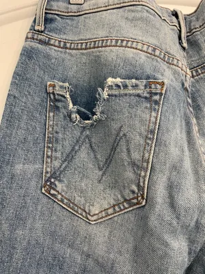 Mother Denim - The Insider Crop Step Fray Size 28! thumbnail 9