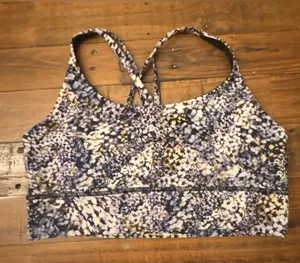 LULU🍋 Energy Bra‎ Long Line - Floral Metropolis Multi print. thumbnail 1