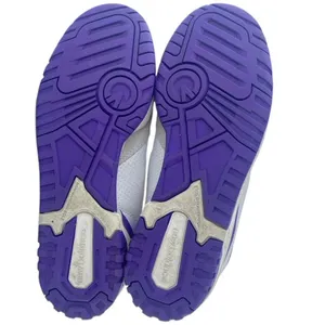 New Balance 550 Women's White Purple Lace Up Low Top Athletic Sneakers Shoes 7 thumbnail 4