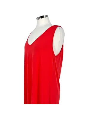 Kidsform Tank Maxi Beach Cover-up Dress Pink Size Large NWT Summer Casual thumbnail 5