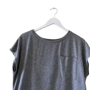 Mirol Charcoal Gray Short Sleeves Minimalist T-Shirt SZ M #1232 thumbnail 3