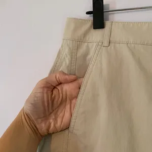 Abercrombie & Fitch Cream Tan Barrel Leg Khaki Pants Workwear Preppy Women's 29 thumbnail 4
