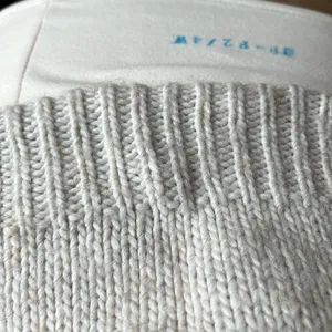 American Eagle Sweater Natural Oatmeal Oversized Cable knit Hoodie Womens XS S thumbnail 10