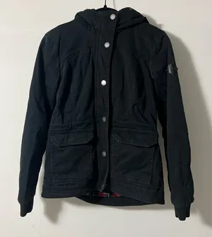 Hollister dark navy Jacket with Logo Patch thumbnail 1