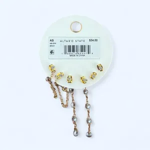 Altar'd State Earrings Pack 18K Gold Dipped thumbnail 2
