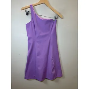 Outdoor Voices One Shoulder Dress Womens XS Lavender Purple Active Skort Dress thumbnail 3