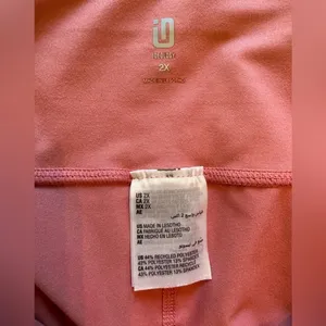 NWT Ideology Women’s Bike Shorts | Size 2X | Pink | Pockets & Stretch Waist thumbnail 5