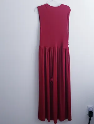 Cider V-Neckline Ribbed Flowy Jumpsuit thumbnail 8
