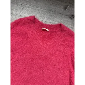 Marine Layer Teddy Eyelash Sweater Womens S Pink Fuzzy Wool Blend Cropped thumbnail 4
