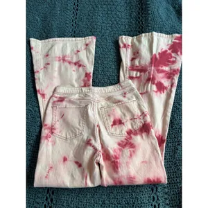 Forever 21 Pink Tie Dye Flare Jeans High Waisted Bell Bottoms Size 27 thumbnail 7