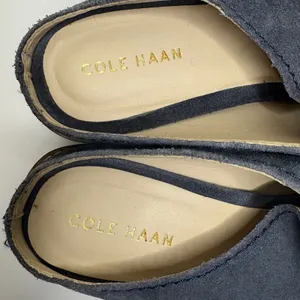 Cole Haan Suede‎ Block Heel Mules Women's Slip On Shoes Blue Size Unknown thumbnail 9