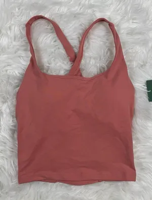 Halara Crisscross Backless Built In Bra Tank Top Blooming Dahlia Size XXS thumbnail 1