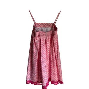 Vineyard Vines Pink Cotton Tassel Sundress XS Beach Coastal Summer thumbnail 3