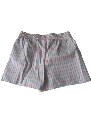 Pink Rose striped boxer style shorts thumbnail 7