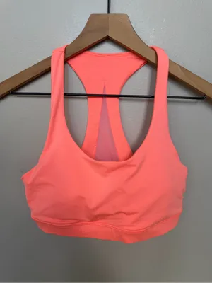 Lululemon Invigorate Bra Pop Orange Sports Bra Size 8 thumbnail 5