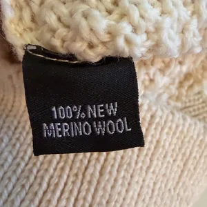 Original‎ Aran Co Womens Cream 100% Merino Wool Cable Knit Sweater Small Ireland thumbnail 6