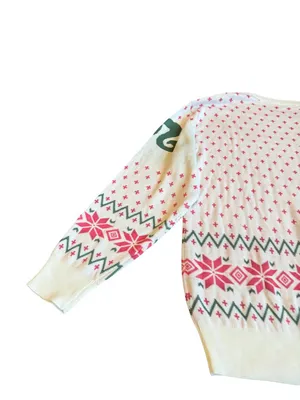 Mattel Barbie Pullover Stretchy Sweater Crew Neck Pony Tail Pink Size Small NWT thumbnail 9