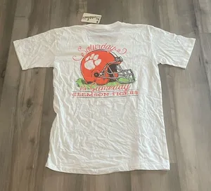 Pressbox University of clemson tigers short sleeve shirt t shirt size large thumbnail 2