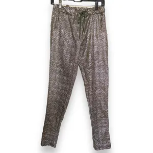 Free for Humanity‎ Womens Pants Sz OS Olive Green Silver Digital Sweatpants NEW thumbnail 3