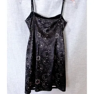 Urban Outfitters Celestial‎ Sun Moon Mini Dress Rose Gold S thumbnail 5