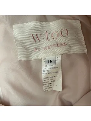 BHLDN Watters Wtoo Clarinda Gown Style 15721R Ivory Blush Size 15 Wedding Bridal thumbnail 6