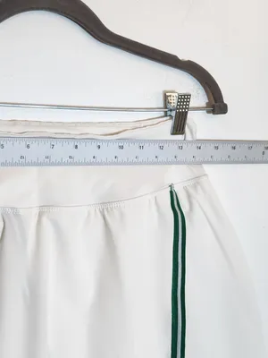 Crane White and Green Athleisure Skort NWT Size Small Flaw thumbnail 5