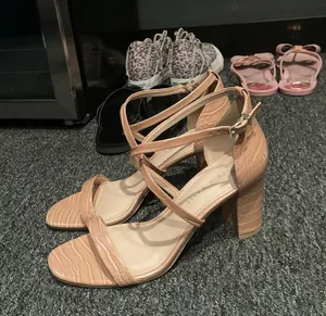 Kelly And Katie Beautiful Blush Pink Heels thumbnail 1