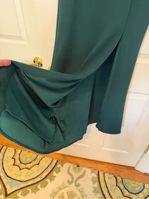 Lulus green formal gown dress XS thumbnail 4