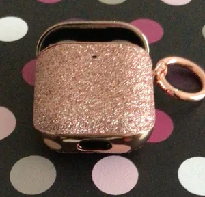 NWOT Rose Gold Glitter AirPod 1/2 Generation Case thumbnail 5
