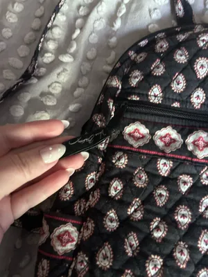 Vera Bradley | retired classic black paisley backpack thumbnail 2