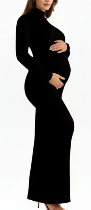Black Maternity dress Size M thumbnail 1
