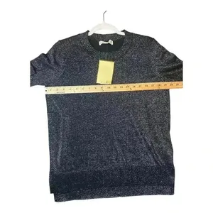 Michael Kors Womens Black Metallic Sweater,‎ Medium thumbnail 7
