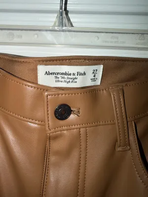 Abercrombie Curve Love Vegan Leather Pants thumbnail 2