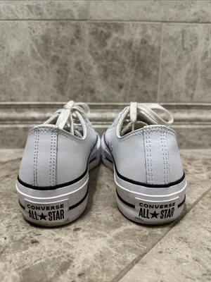 Converse Chuck Taylor All Star Leather Platform Sneaker White Size 7.5 thumbnail 10