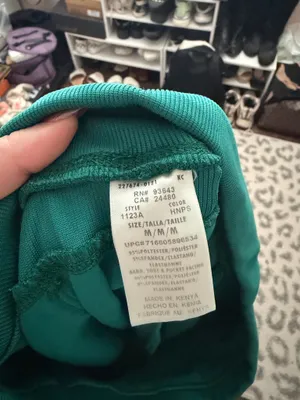 Cherokee Infinity Scrub Set Top & Bottom Medium Hunter Green thumbnail 8