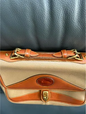 Vintage Dooney & Bourke leather messenger bag purse USA thumbnail 2