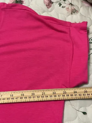 Zenana Hot Pink V-Neck T-Shirt Dress Size L NWT thumbnail 5