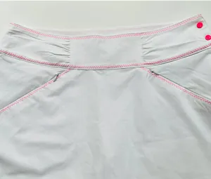 Antigua Skort Golf White Pink Size 8 thumbnail 3