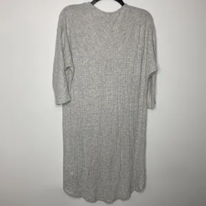 BKE by the buckle gray‎ ribbed open cardigan size small thumbnail 6