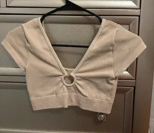 Aerie Ribbed Crop Top thumbnail 1