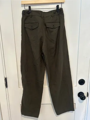 Madewell Barrel Leg Trouser Pant size 0 thumbnail 3