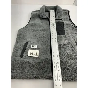 Womans Sierra Designs Vest XL Gray Sherpa Full Zip Pockets thumbnail 7
