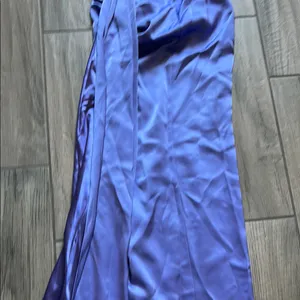 Elegant Purple Strapless Dress thumbnail 9