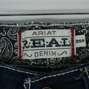 Ariat Jeans‎ Women's 28S Blue Real Denim Mid Rise Boot Western Rodeo Stretch thumbnail 4