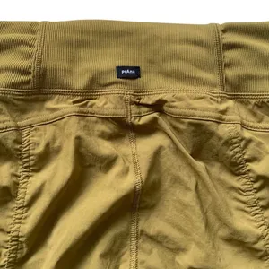 Prana Koen Pant Womens Small Short Khaki Ruched Hiking Outdoor Gorpcore thumbnail 4