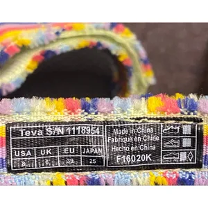 Teva Midform Universal Fray Rainbow Stripe Platform Sandals Women’s 8 EU 39 thumbnail 5