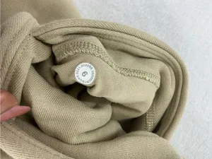 lululemon athletica High-Waist Relaxed Shorts in Tan 1032 thumbnail 7